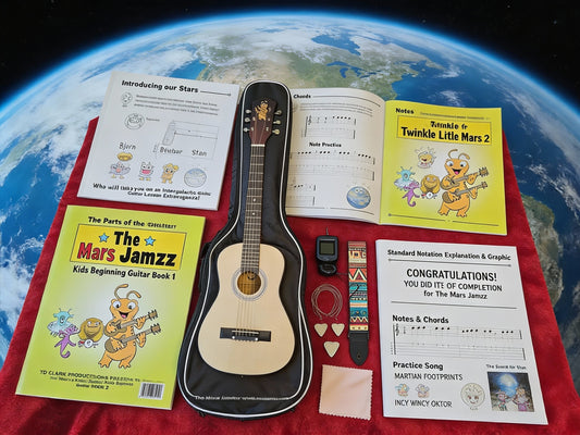 Mars Jams Kids Beginning Guitar Pack