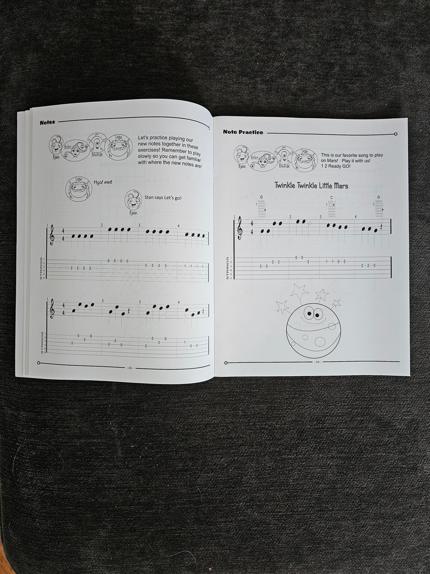 The Mars Jamzz Beginning Guitar Book 1