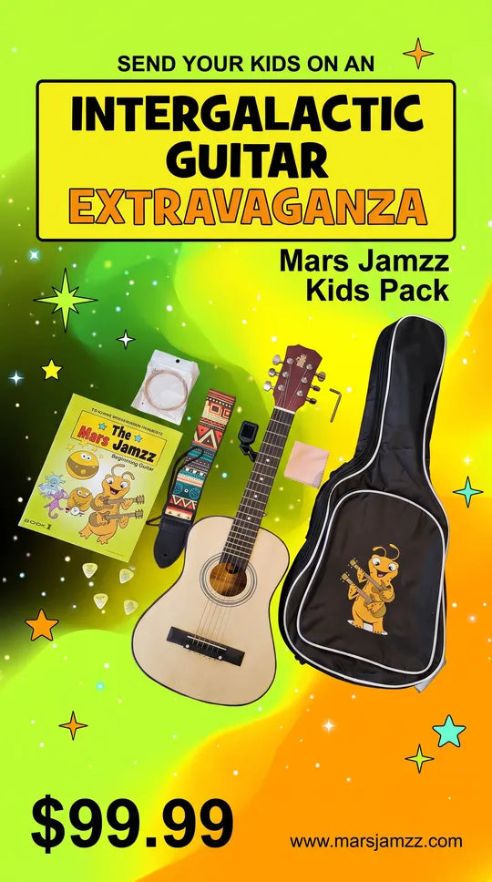 Mars Jams Kids Beginning Guitar Pack