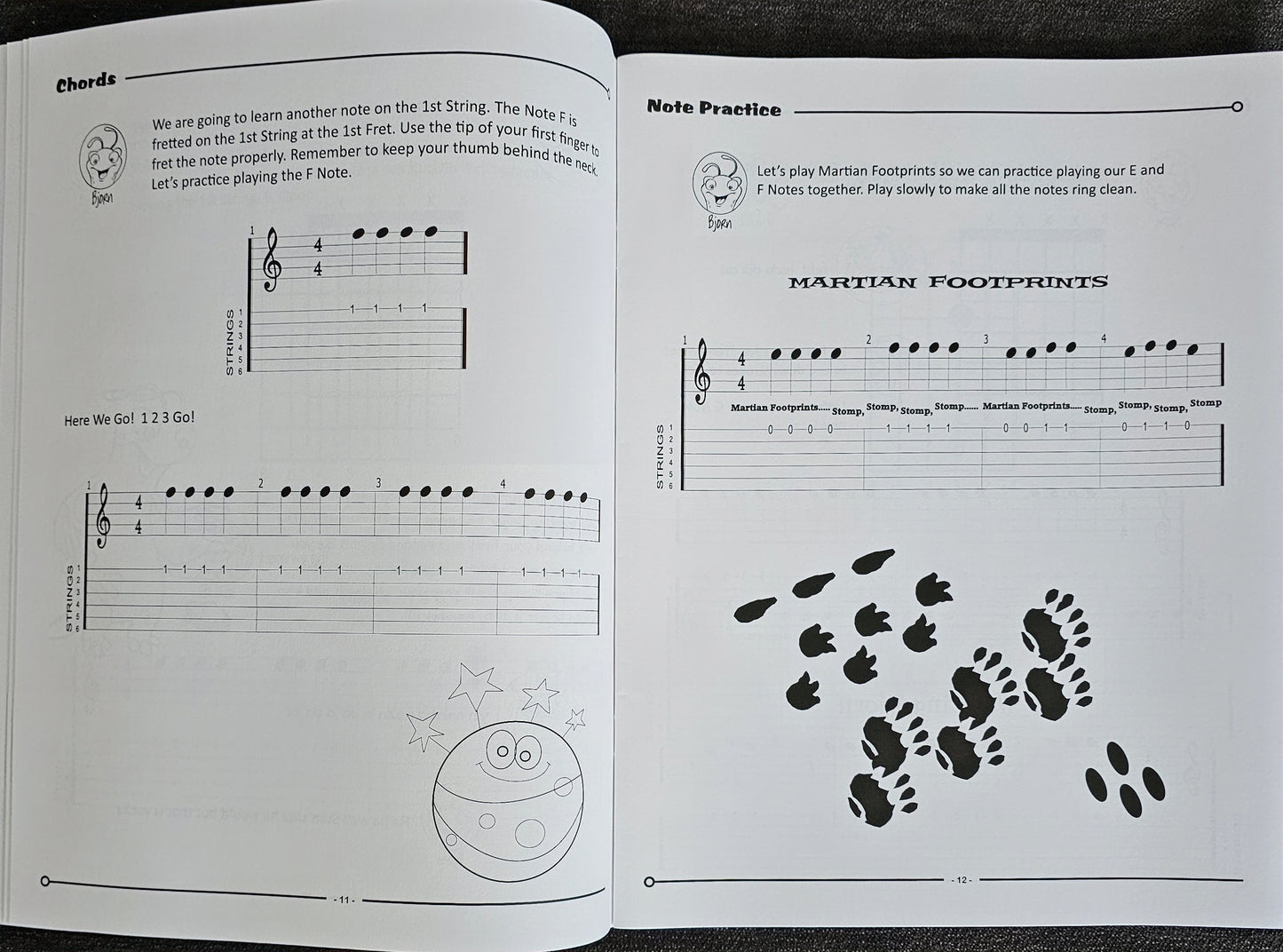 The Mars Jamzz Beginning Guitar Book 1